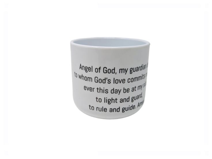 Child Morning prayer, small mug, Guardian angel, Catholic gift, Stocking stuffer, Christmas present, Communion, Confirmation, Baptism