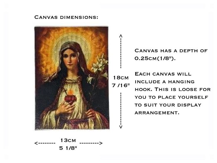 Our Lady of Sorrows, Home Altar, Canvas Image, Devotional Décor, Venerated Mary, Spiritual Artwork, Rosary Image, Catholic, Virgin Mary