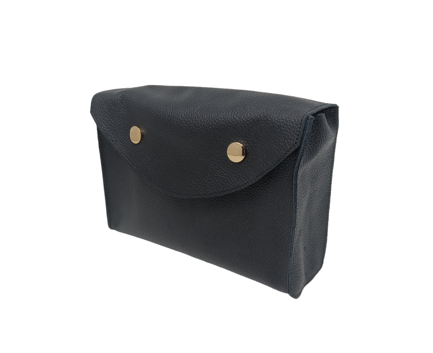 Ready to ship, Medium size black leather missal/book pouch, leather book bag, leather cover pouch