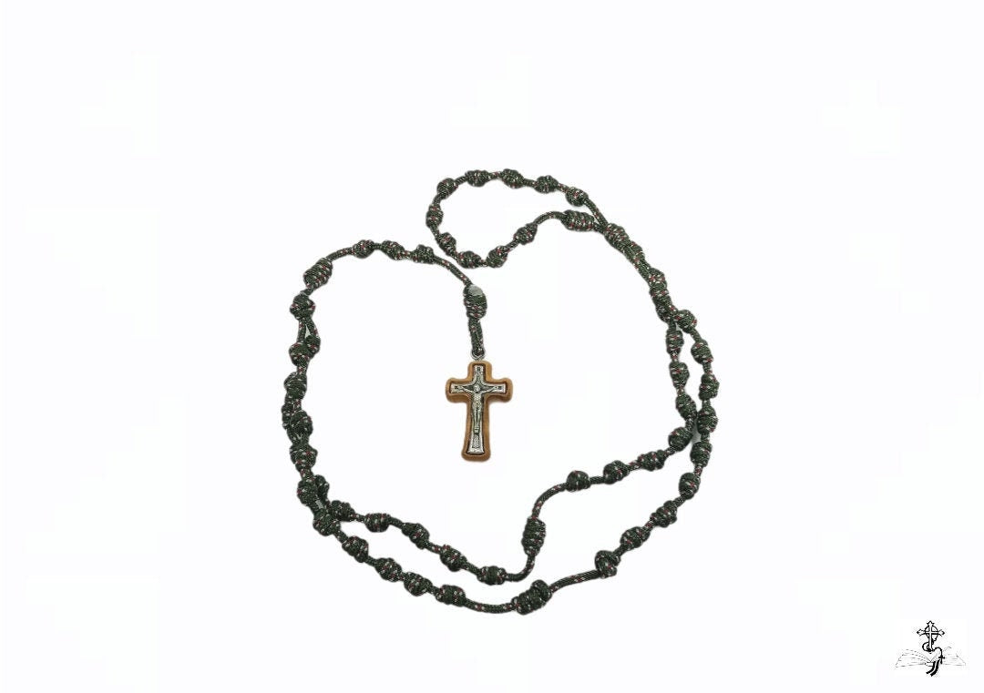 Paracord Rosary, indestructible, Strong, Catholic Rosary, Spiritual we –  Leather Missal Covers