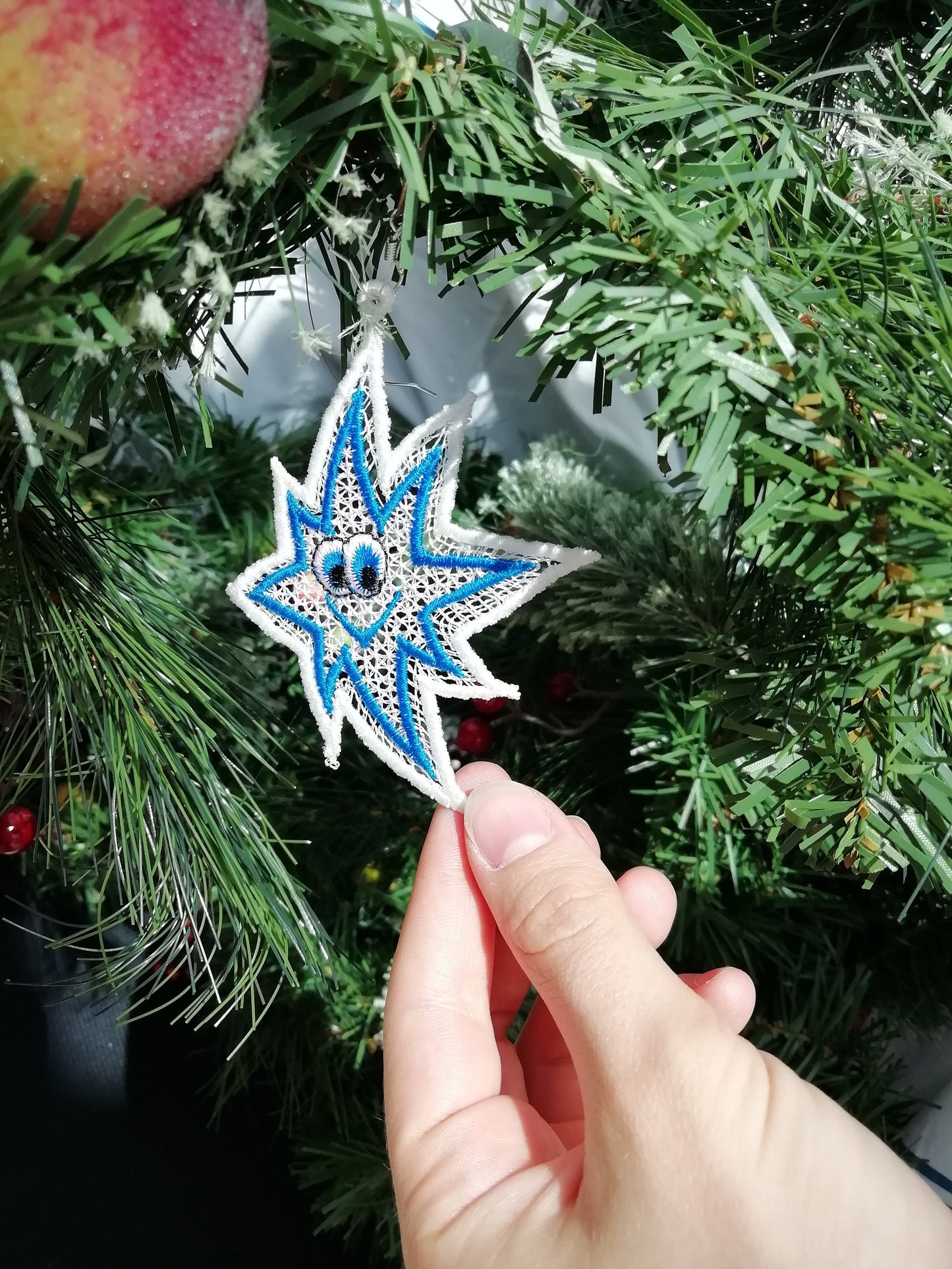 Funny Stars ornament, Christmas ornament, Happy stars, Happy thoughts, decorations,