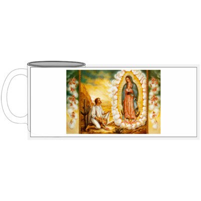 Our Lady of Guadalupe Mug, Patron Saint of Mexico, Catholic gift, Stocking stuffer, Baptism, Holy Communion, Confirmation, Present, Our Lady