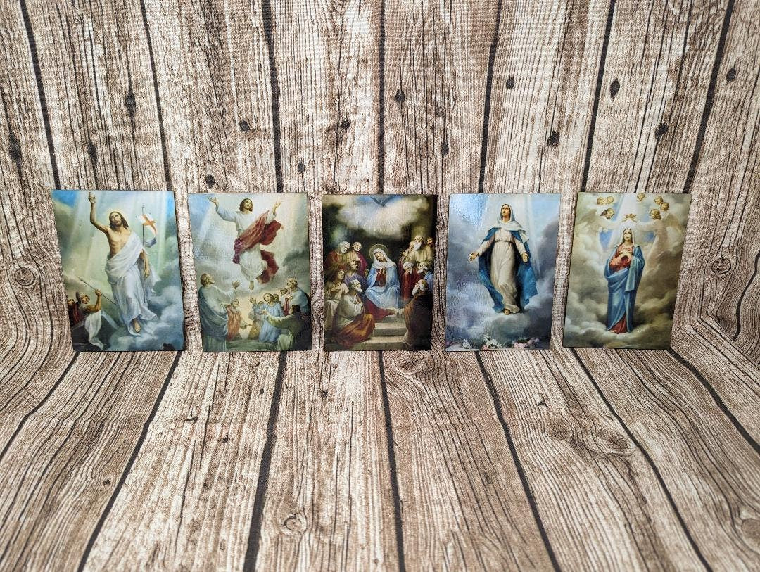 Mysteries of the Holy Rosary, Religious Gift, Blessed Virgin Mary, Joyful Mysteries, Sorrowful, Glorious, Catholic , Prayer, Devotion