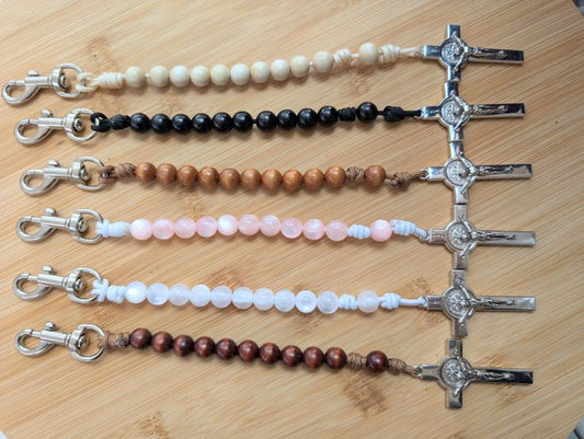 Choose your color Paracord Rosary, Rugged Rosary, Kids, Handmade, Catholic Gift, Communion, Confirmation, Cord Rosary, St Benedict Crucifix