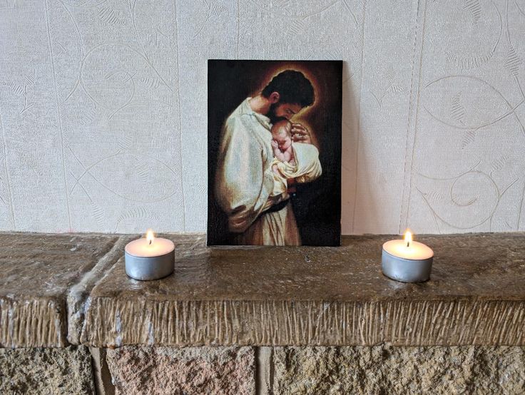 Saint Joseph, Home Altar Canvas Home Altar Image, Devotional Print, Faith Inspiration, Catholic Devotion, Treasured Gift, Artwork