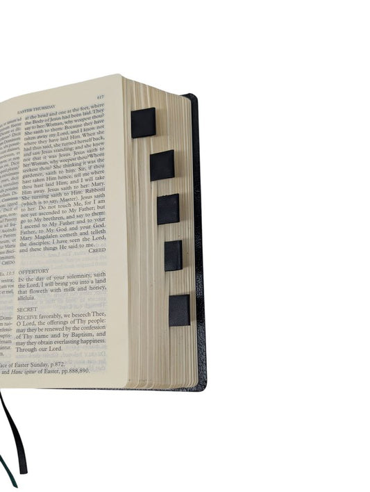 Altar Missal Leather Tabs, Bible tabs, bible journaling, Customised tabs, Missal Tabs