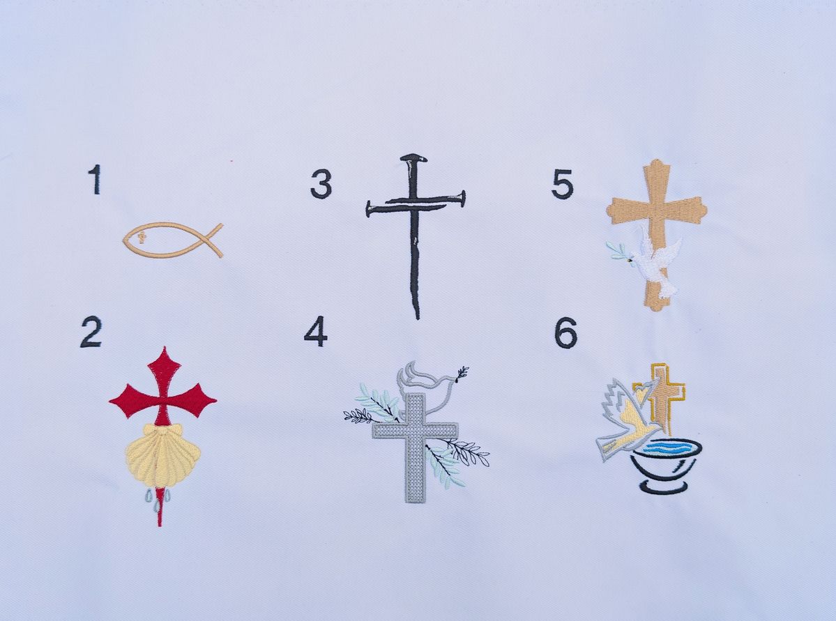 Personalised Adult Baptism Stole | Embroidered Baptism Keepsake
