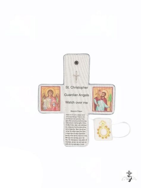 St. Christopher Pocket Oratory with rosary ring