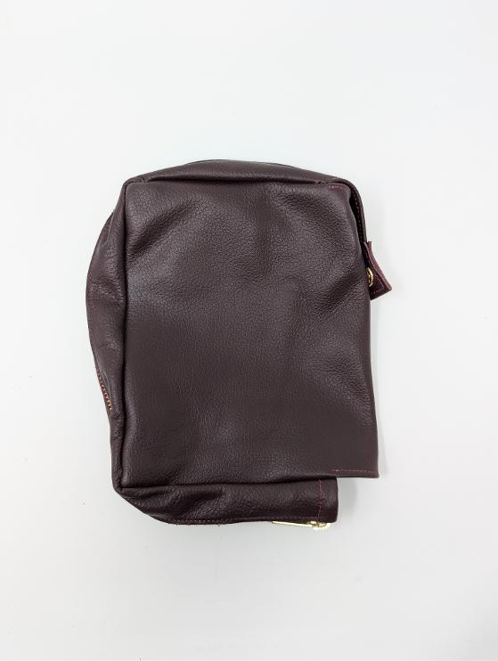 Ready to Ship - Burgundy Leather Missal Cover – Handmade Catholic Book Case – Genuine Leather Roman Missal Protector