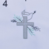 Personalised Adult Baptism Stole | Embroidered Baptism Keepsake
