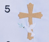 Personalised Adult Baptism Stole | Embroidered Baptism Keepsake