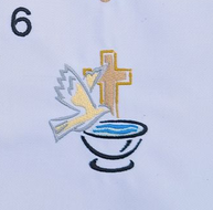 Personalised Adult Baptism Stole | Embroidered Baptism Keepsake