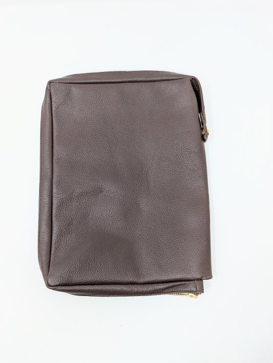 Ready to Ship - Brown Leather Missal Cover, Handmade Genuine Leather Catholic Book Cover, Roman Missal Protector, Prayer Book Cover