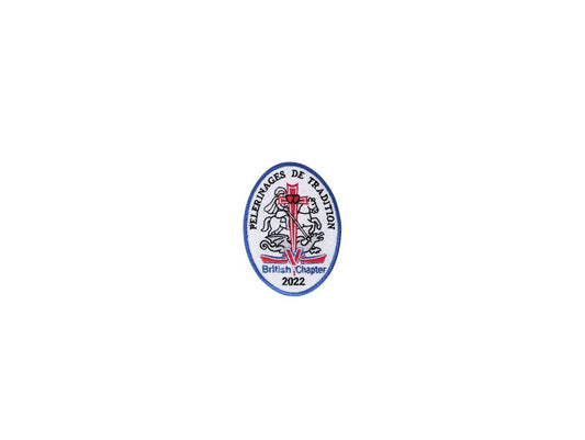 Personalised Chartres Pilgrimage Badge | British Chapter Embroidered Patch