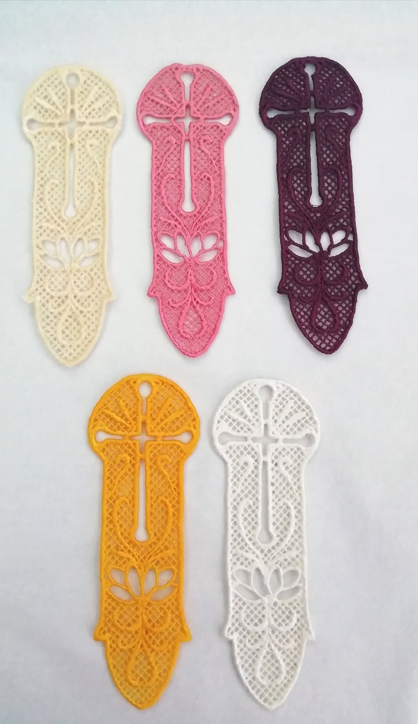 Free Standing Lace Bookmarks, Religious Bookmarks, Bookmarks, Missal  Bookmarks, Bible Bookmarks, Book lover gift, Lace Anniversary (13th)