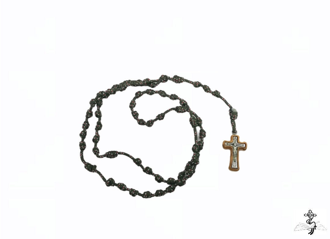 Paracord Rosary, indestructible, Strong, Catholic Rosary, Spiritual weapon, 2mm paracord, Knotted Rosary, Unbreakable, Rosario