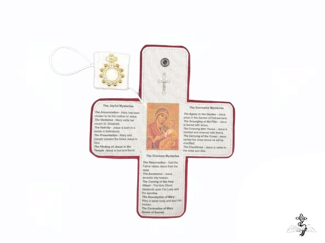 Rosary Pocket Oratory with Rosary rings