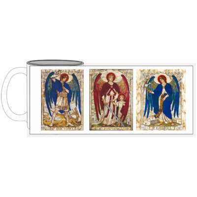 Archangels mug, St Raphael, St Gabriel, St Michael, Catholic Mug gift, Stocking stuffer, Baptism, Holy Communion, Confirmation, Present
