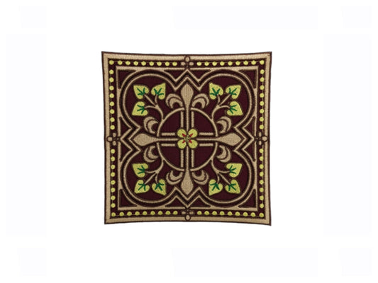 Pugin Inspired Orphrey, Our Lady, Iron on Patch, Vestment making, Embroidered Orphrey, Ecclesiastical vestment making, Augustus Pugin